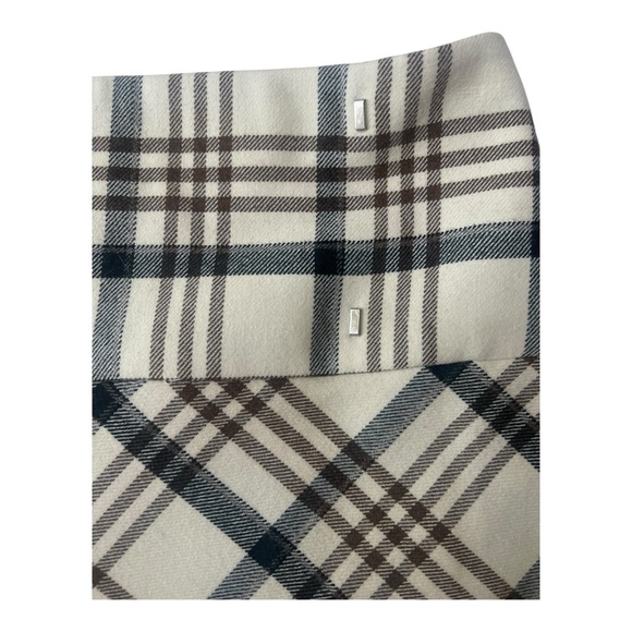 The Limited Black and White Cream Mini A-Line Pleated Skirt Size 2 - Picture 6 of 15